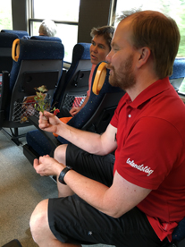 Tågvärd Davis har bärquiz