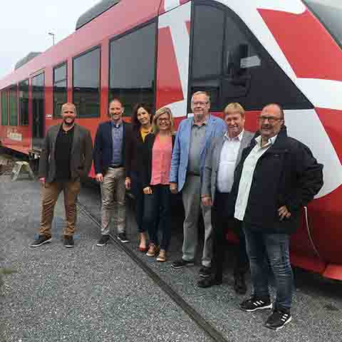 Ny styrelse Inlandsbanan koncern samt vd Peter Ekholm 