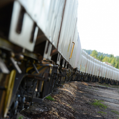 Godståg på Inlandsbanan