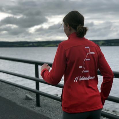 Joggingtur vid Storsjöns strand